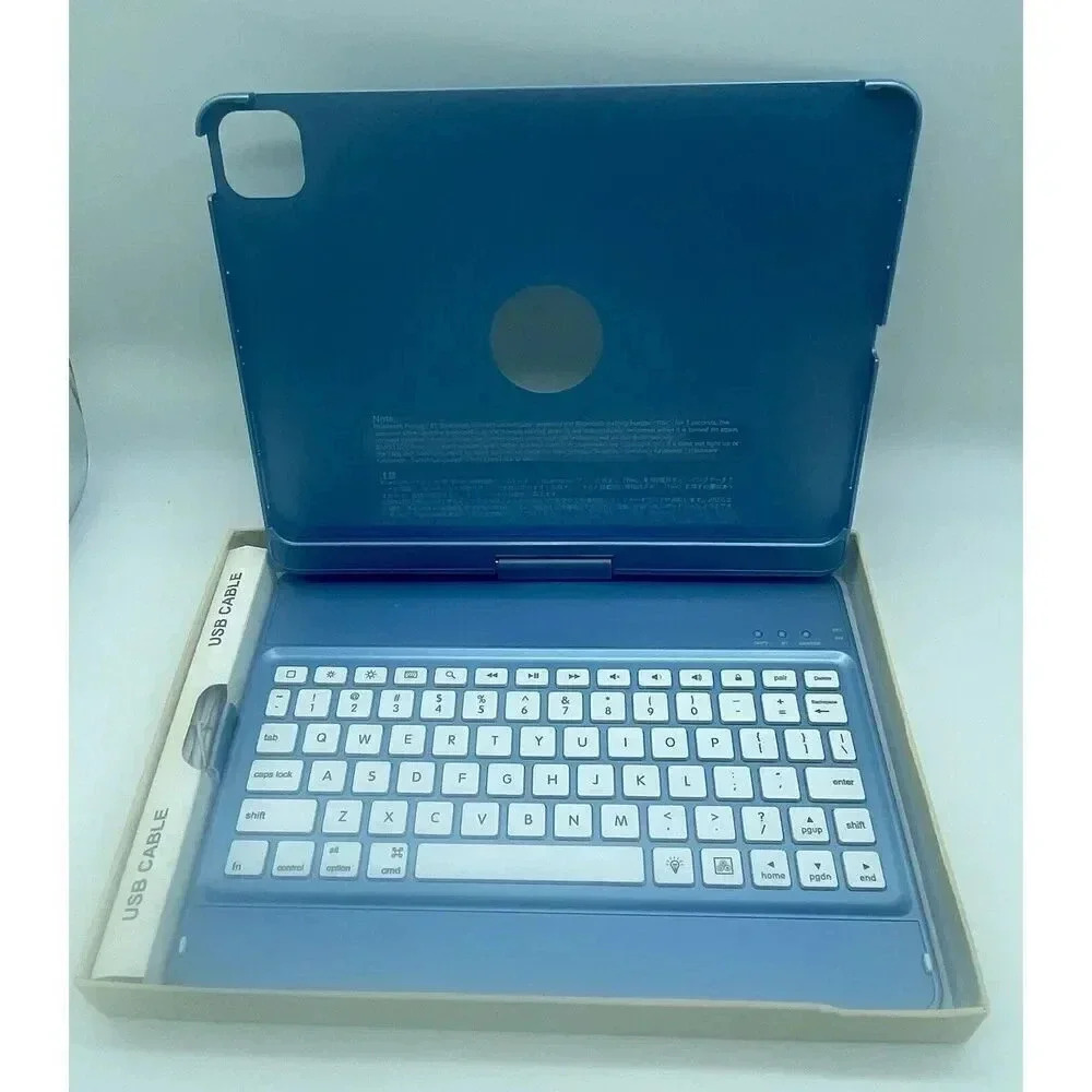 360° Keyboard Case For iPad Pro 11” 4th/3rd/2nd/1st‎ Generation 10 Color Backlit